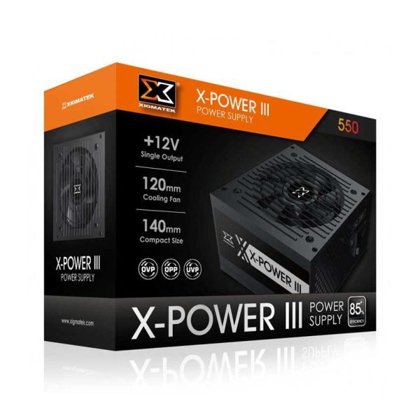 Nguồn máy tính XIGMATEK X-Power III 550 - 500W - 80 Plus