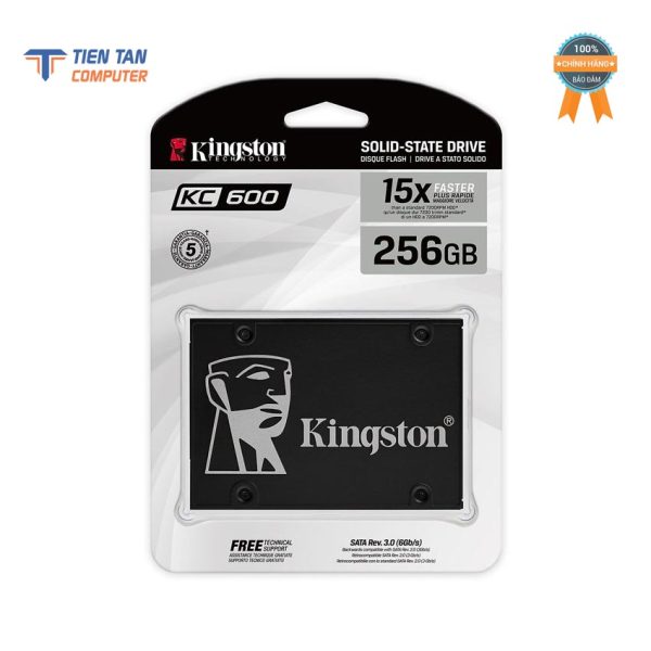 Ổ cứng SSD Kingston KC600 256GB 2.5 inch SATA 3