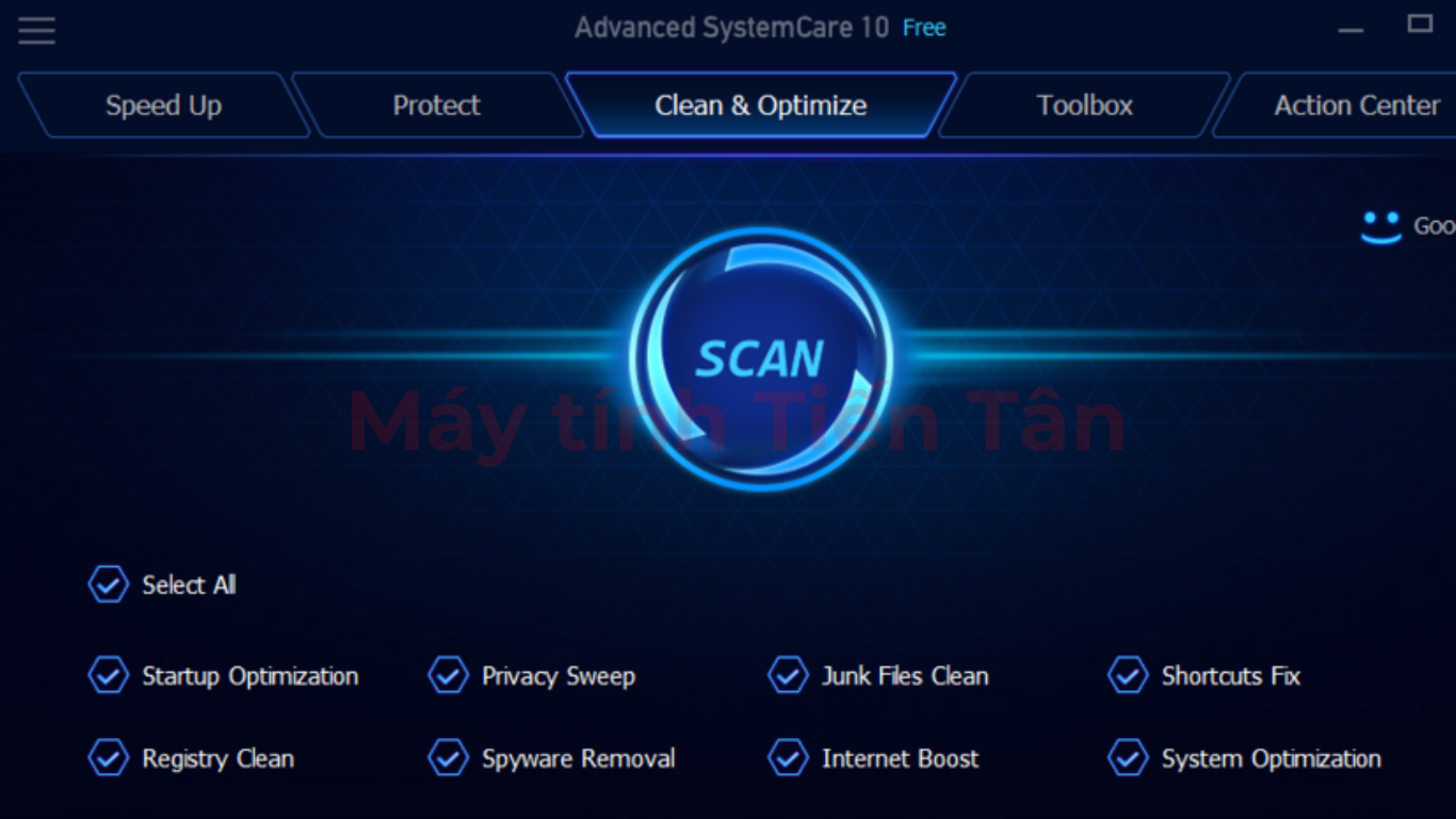 Advanced SystemCare Free chính là phần mềm có thể giúp tăng hiệu năng máy tính lên đến 300%